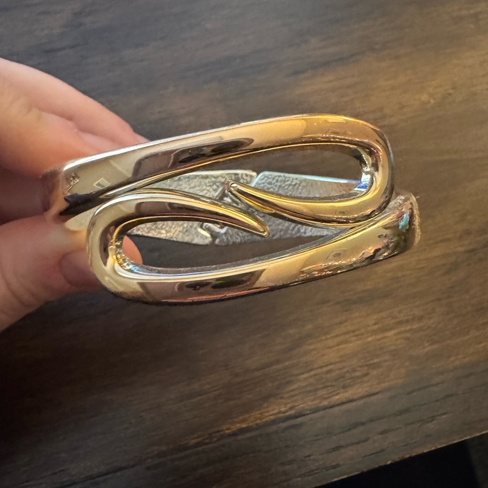 Elegant Silver-Tone Bracelet